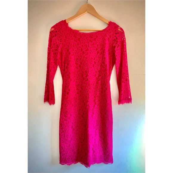 Diane Von Furstenberg Zarita Lace Dress - Picture 1 of 6